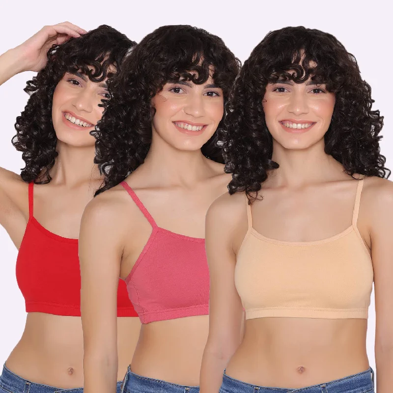 Teenagers Seamless multi-way Bra (Pack of 3)-LISA