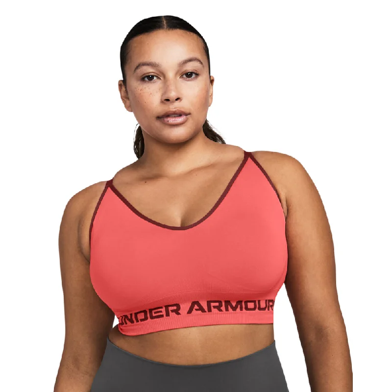 plus size high impact women sport braWomen's Under Armour Seamless Low Long Bra