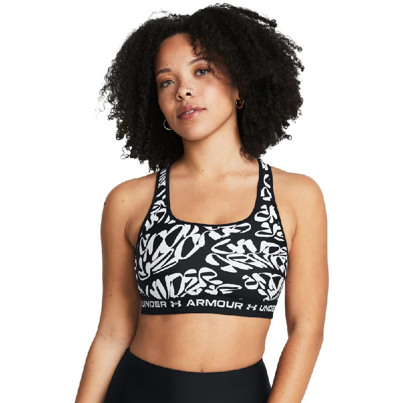 adjustable strap women sport bra for a perfect fitWomen's Under Armour Mid Crossback Printed Sports Bra