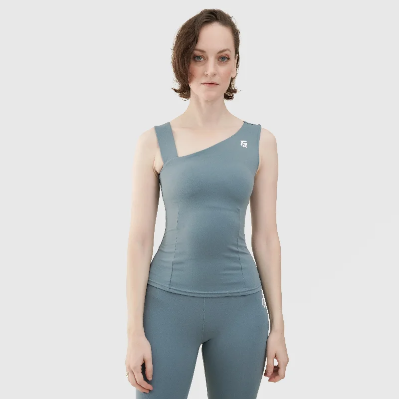 plus size high impact women sport braYager Vest (Light Blue)